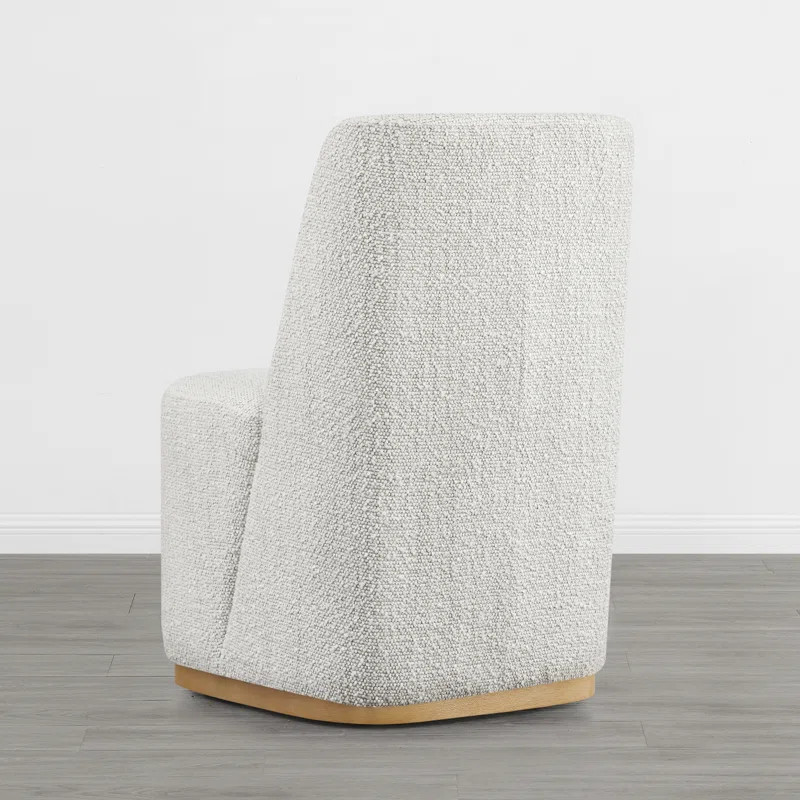 Geelt Upholstered Dining Chairs with Casters | Wayfair North America