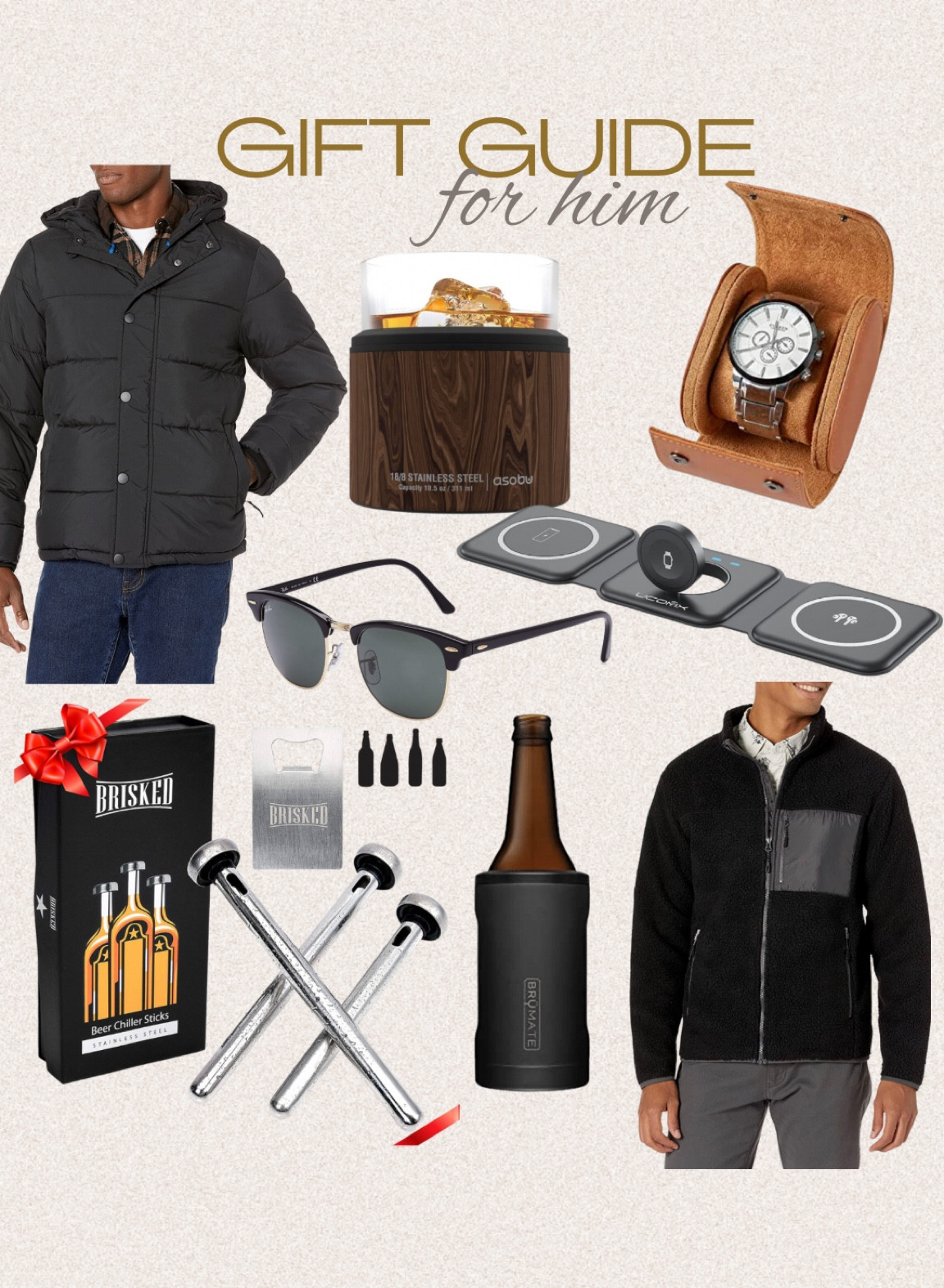 Gift guide for him, gift guide men, husband gift guide, amazon gift guide Christmas gift guide brother boyfriend father dad 

#LTKGiftGuide #LTKHoliday #LTKunder50