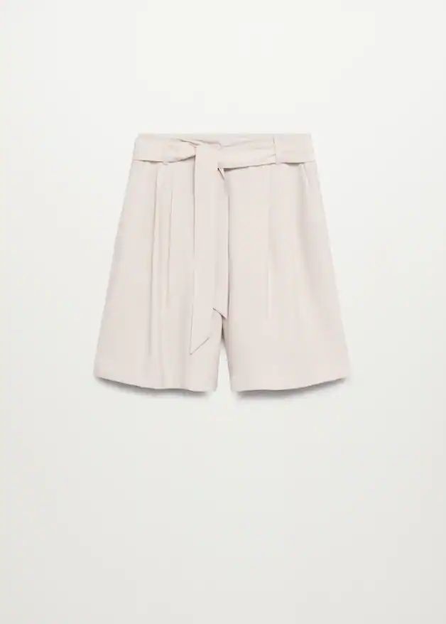 Flowy pleated shorts | MANGO (UK)