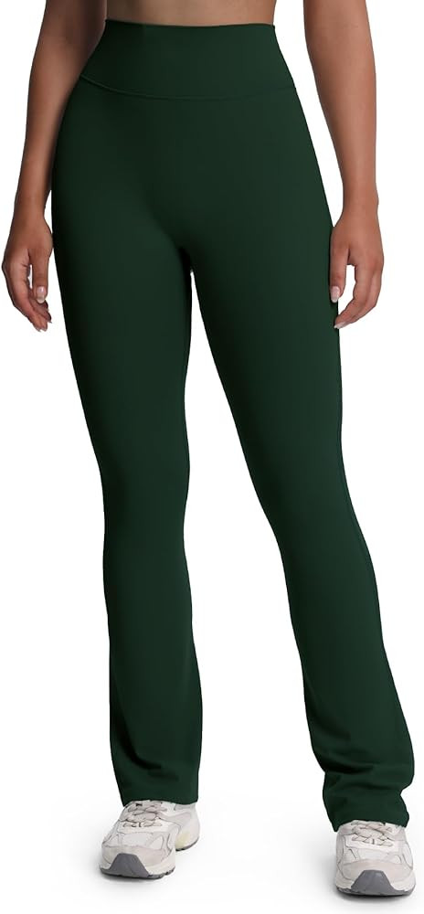 Aoxjox Flare Leggings for Women Trinity Tummy Control High Waisted Wide Leg Yoga Pants 29"/31"/33... | Amazon (US)
