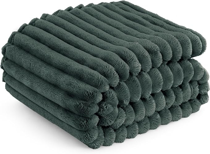Bedsure GentleSoft Mallard Green Fleece Blanket for Couch - Cozy Soft Blankets for Women, Cute Sm... | Amazon (US)