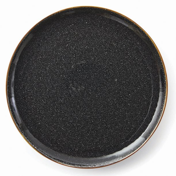 Better Homes & Gardens Burns Dinner Plates, set of 4, Black - Walmart.com | Walmart (US)