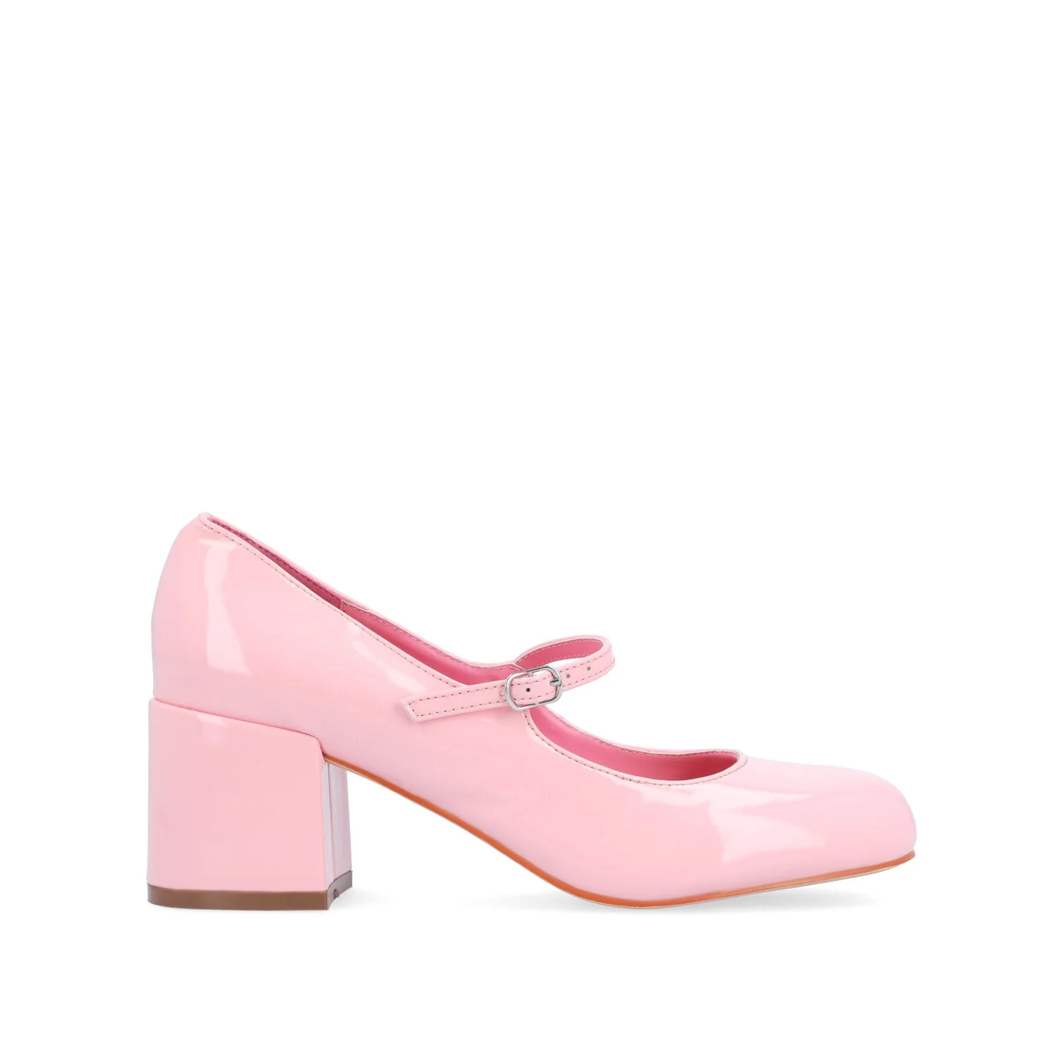 OKENNA MARY JANE PUMP HEELS IN WIDE - Pink | Journee Collection