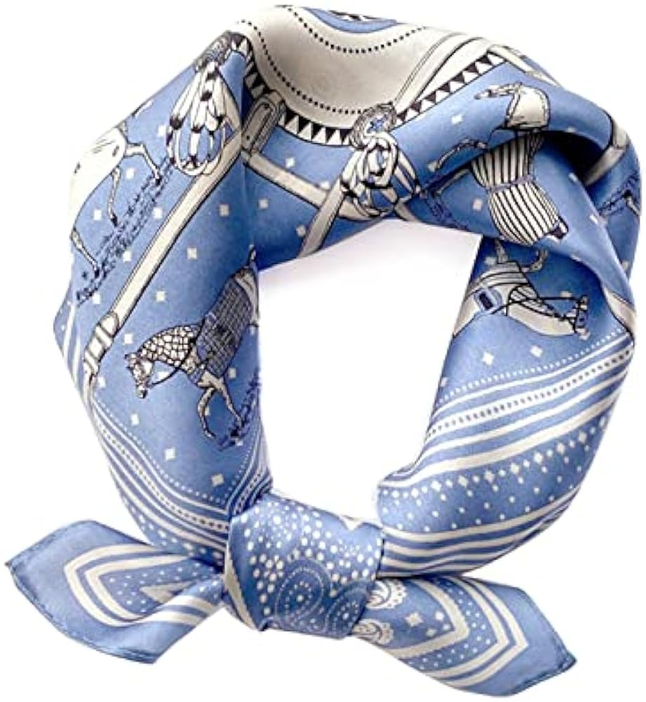 MEISEE 100% Mulberry Silk Scarfs Small Square Scarf 21" x 21" Neck Scarf Breathable Lightweight f... | Amazon (US)