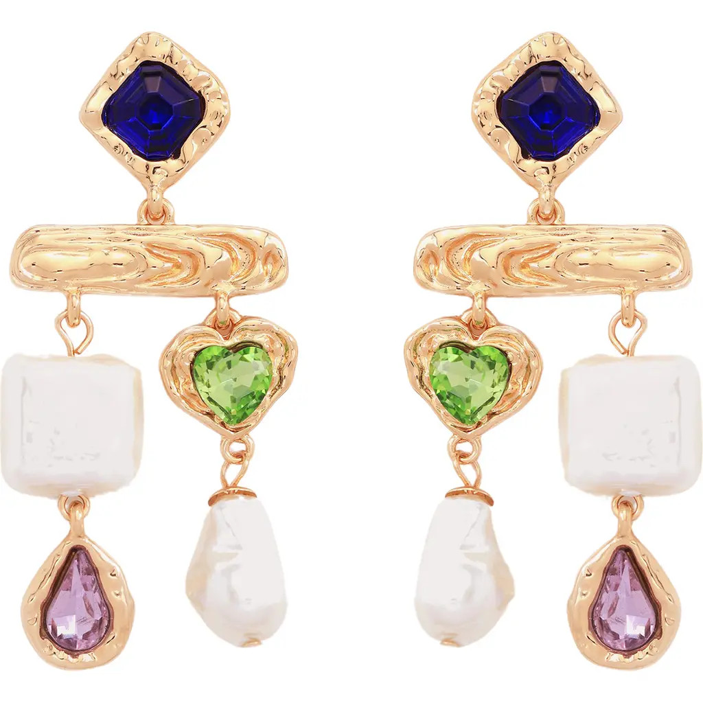 Petit Moments Cascais Drop Earrings in Forest at Nordstrom | Nordstrom