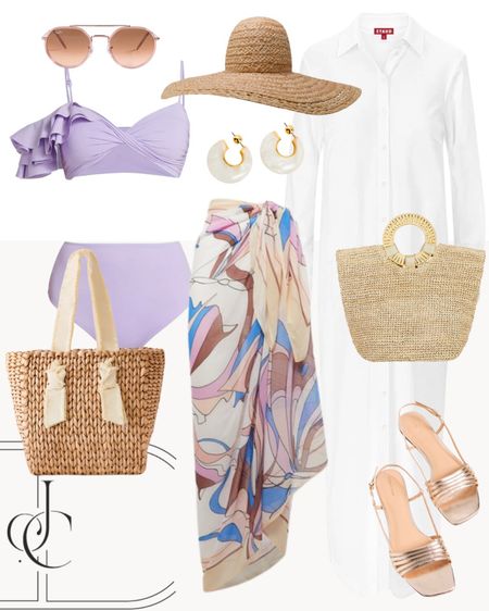 I have more beautiful outfits for a resort trip, these are more for exploring around the resort rather than bumming at the pool or beach! 

Dress, skirt, heels, denim shirts, straw bag 

#LTKswim #LTKtravel #LTKover40