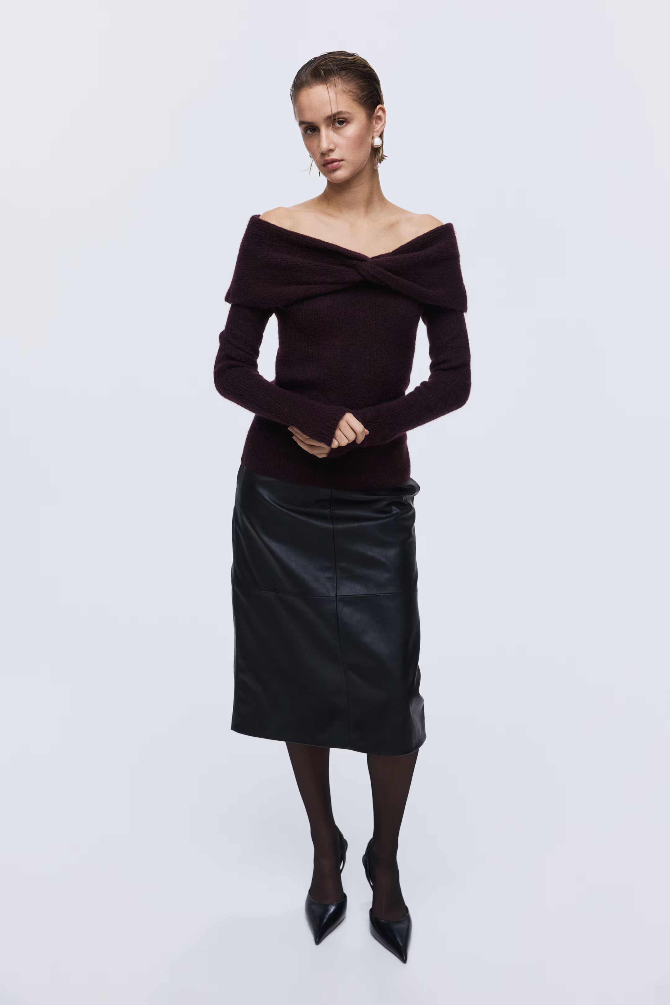 Off-the-Shoulder Sweater | H&M (US + CA)