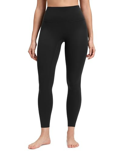 CRZ YOGA Butterluxe No Front Seam Yoga Leggings 25" - High Waisted Womens Lounge Pants Pilates Workout Athletic Buttery Soft Black X-Small | Amazon (US)