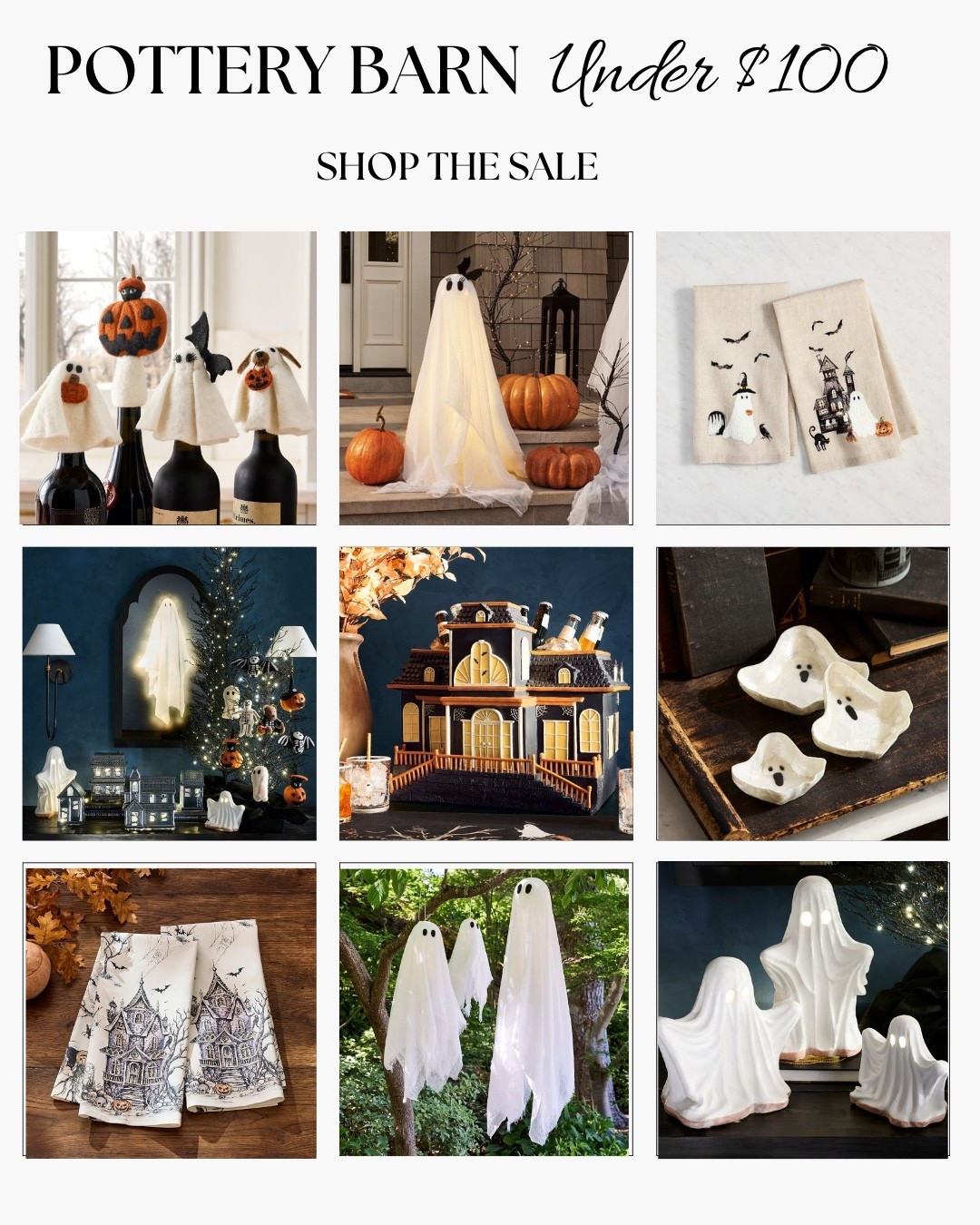 A few Pottery Barn Halloween pieces under $100 that caught my eye this year. 👻 Simple, classic, and easy to mix in with your fall decor.

Pottery Barn Halloween, Halloween decor, fall decor, home inspiration, seasonal decorating, cozy home, autumn

#LTKSeasonal #LTKHome