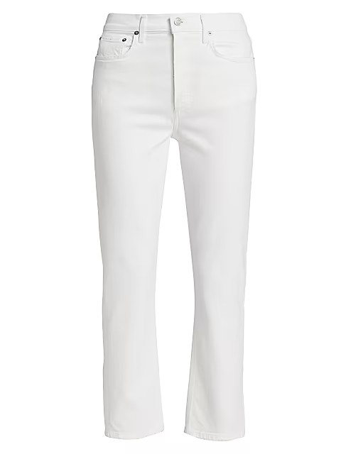 Riley High-Rise Straight-Leg Jeans | Saks Fifth Avenue