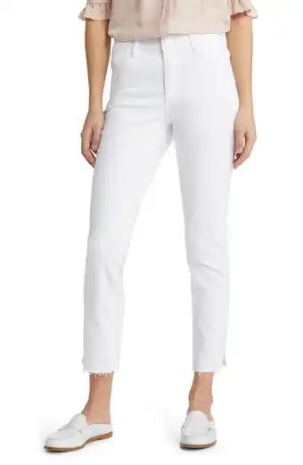 'Ab'Solution Frayed High Waist Ankle Flare Jeans | Nordstrom