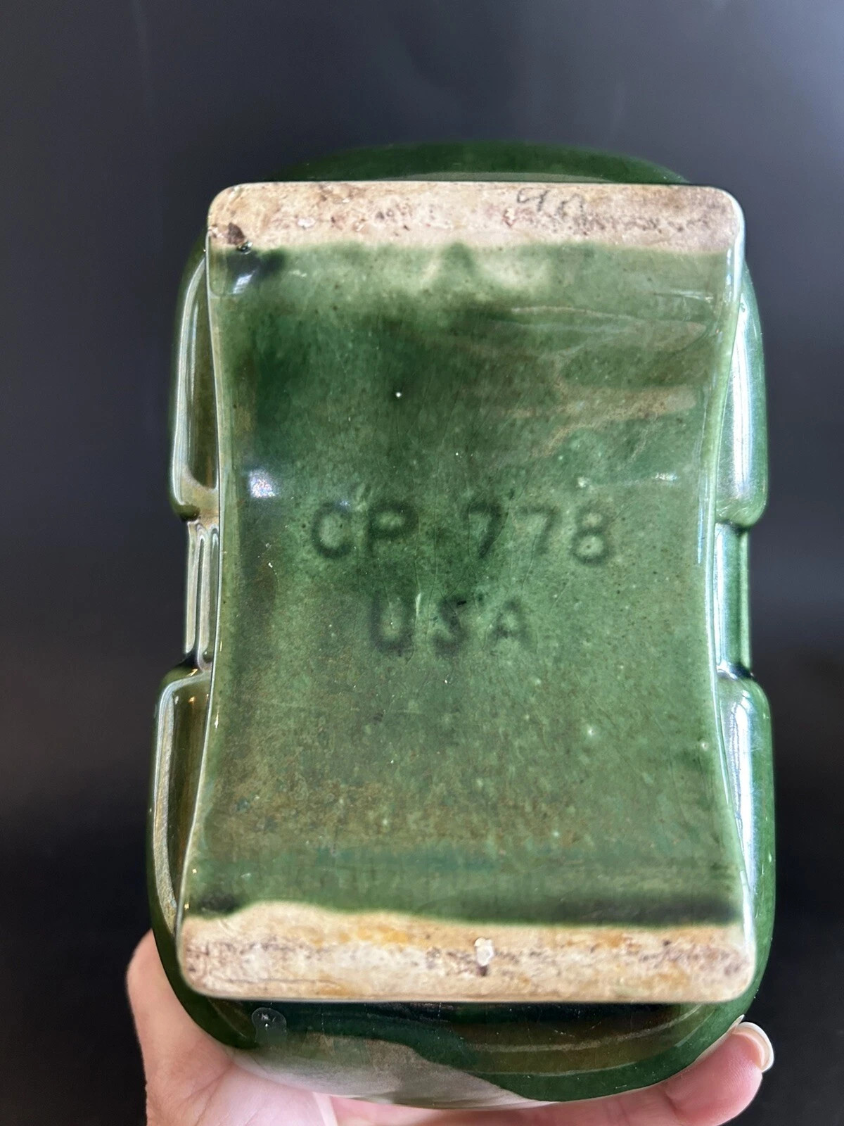 Vintage Planter California USA Green Drip Glaze MCM Pottery Planter CP 778 | eBay US