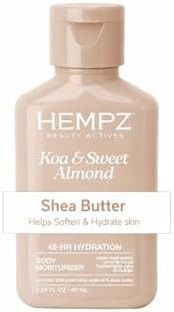 Hempz Smoothing Herbal Body Moisturizer, Koa & Sweet Almond, 2.25 oz - Lightweight Lotion with He... | Amazon (US)