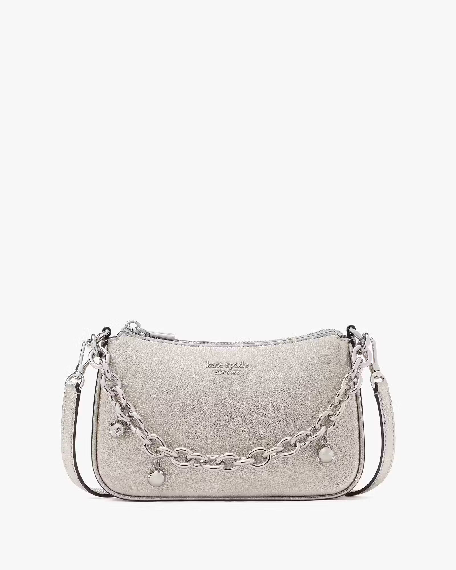 Jolie Metallic Small Convertible Crossbody | Kate Spade Outlet
