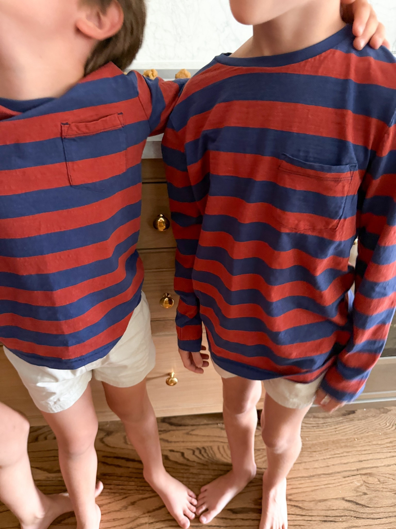 The perfect pocket tee ❤️ It runs true to size and is big kid approved. Linking the red and blue striped and my other favorite colors here @miniboden @boden 
#bodenpartner 

#LTKKids #LTKFindsUnder50