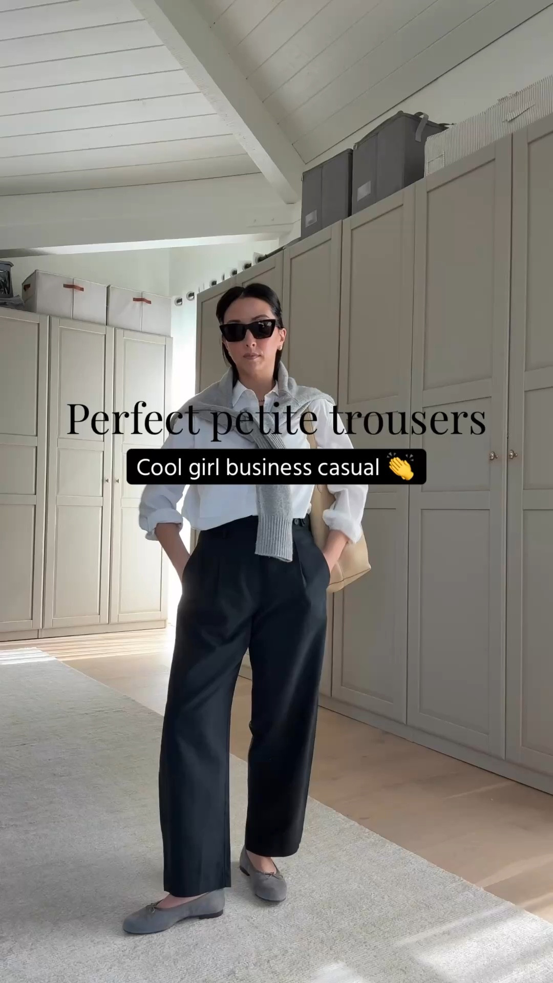 Perfect barrel style trousers that can work casually or in the office. These drape well and are very comfy. I'm wearing the petite 0. I've found that all colors run differently. 

AYR Deep End Shirt xs
Madewell barrel trousers petite 0
Everlane cashmere boxy sweater xs
Madewell April flats 5.5
The Row Park tote medium
YSL SUnglasses
Quince earrings
Dorsey James necklace 15"

Petite style, spring style, spring outfits, work outfits, business casual workwear 

#LTKPetite #LTKootd #LTKWorkwear