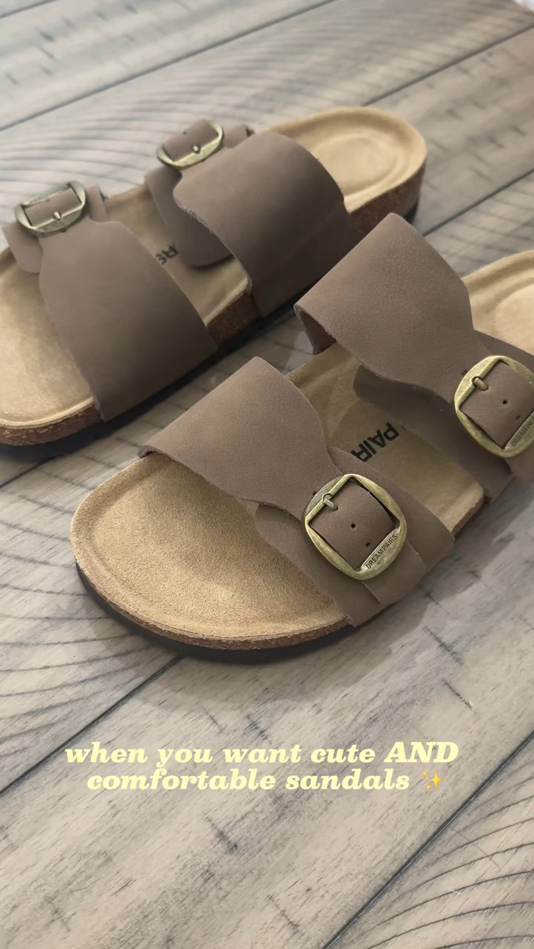 When you want cute AND comfortable sandals 🤎 these are perfect for everyday wear!

#sandals #summerstyle #comfystyle #womensfashion #sandals

#LTKgrwm #LTKootd #LTKmomlife