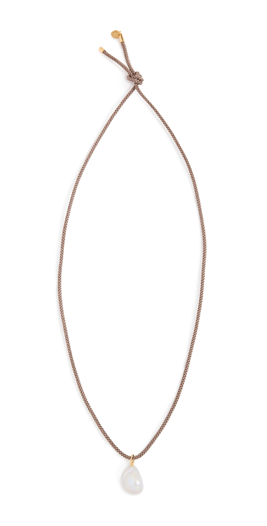 HART Shroom Cord Necklace with Baroque Pearl Brown/Pearl One Size | Shopbop