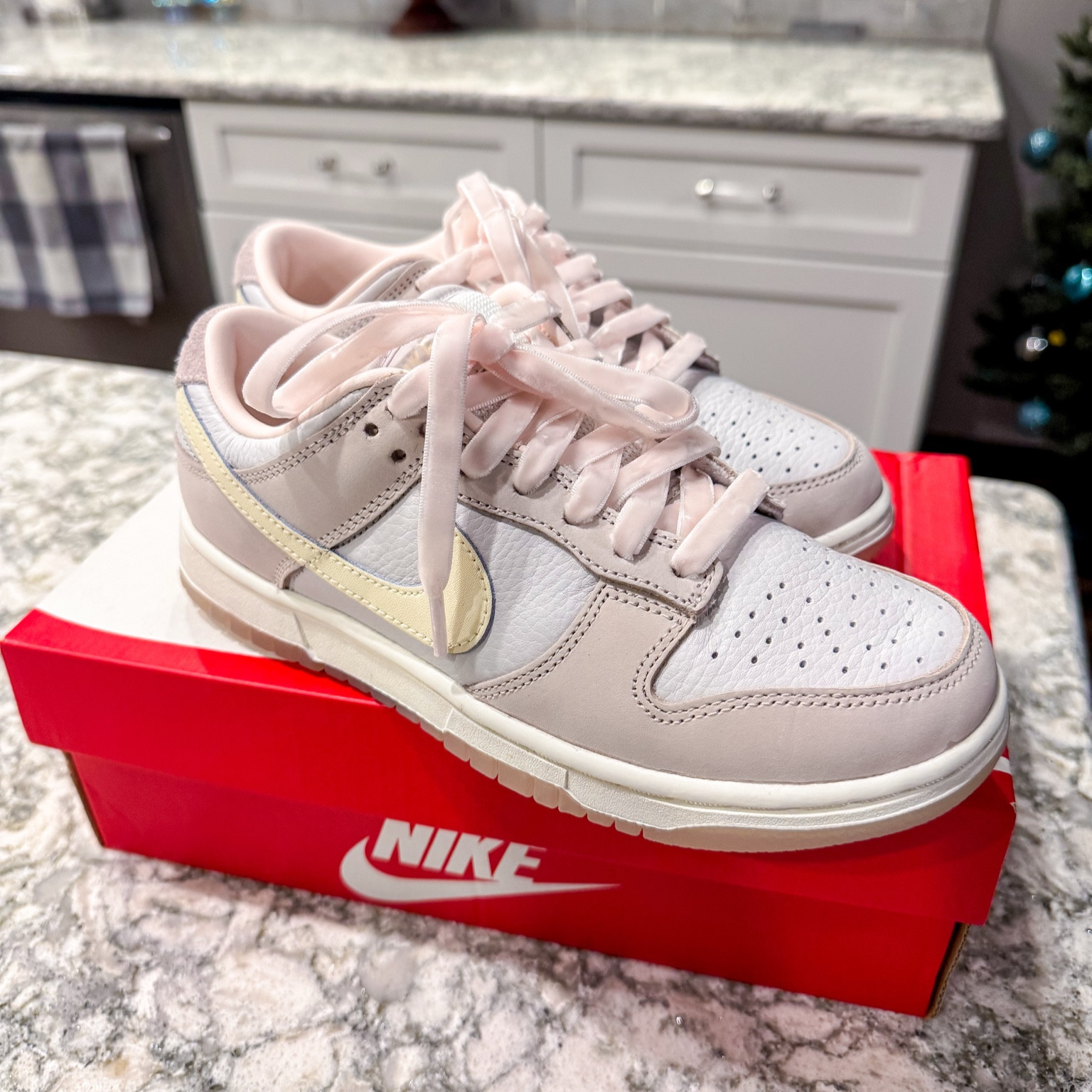 LOVE the pink velvet laces on these super cute Nike dunks! For a wider foot, size up .5 size. 

#LTKStyleTip #LTKGiftGuide #LTKShoeCrush