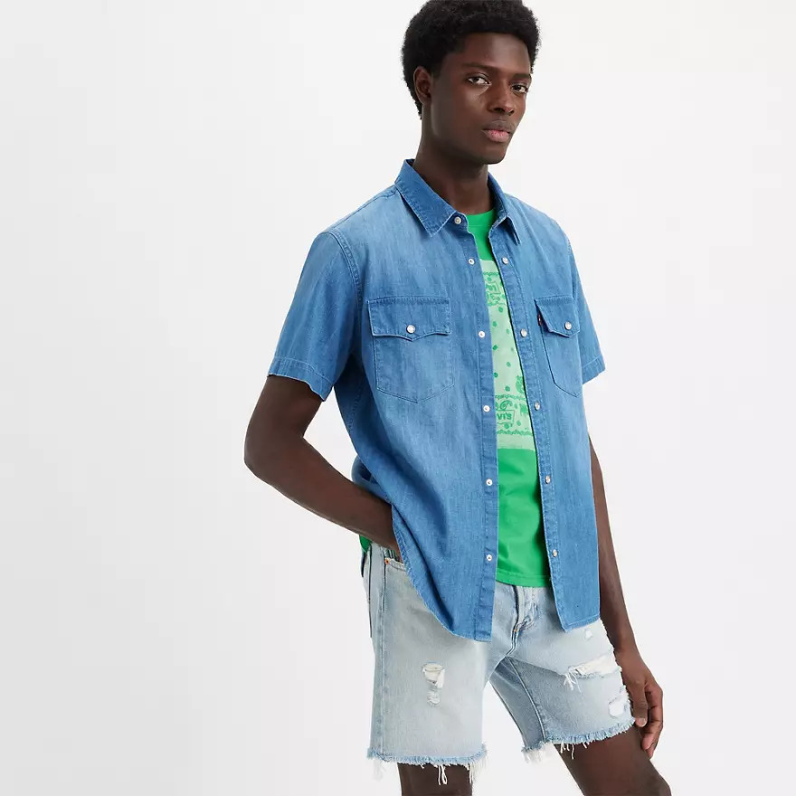 Short Sleeve Relaxed Fit Western Shirt | LEVI'S (US)