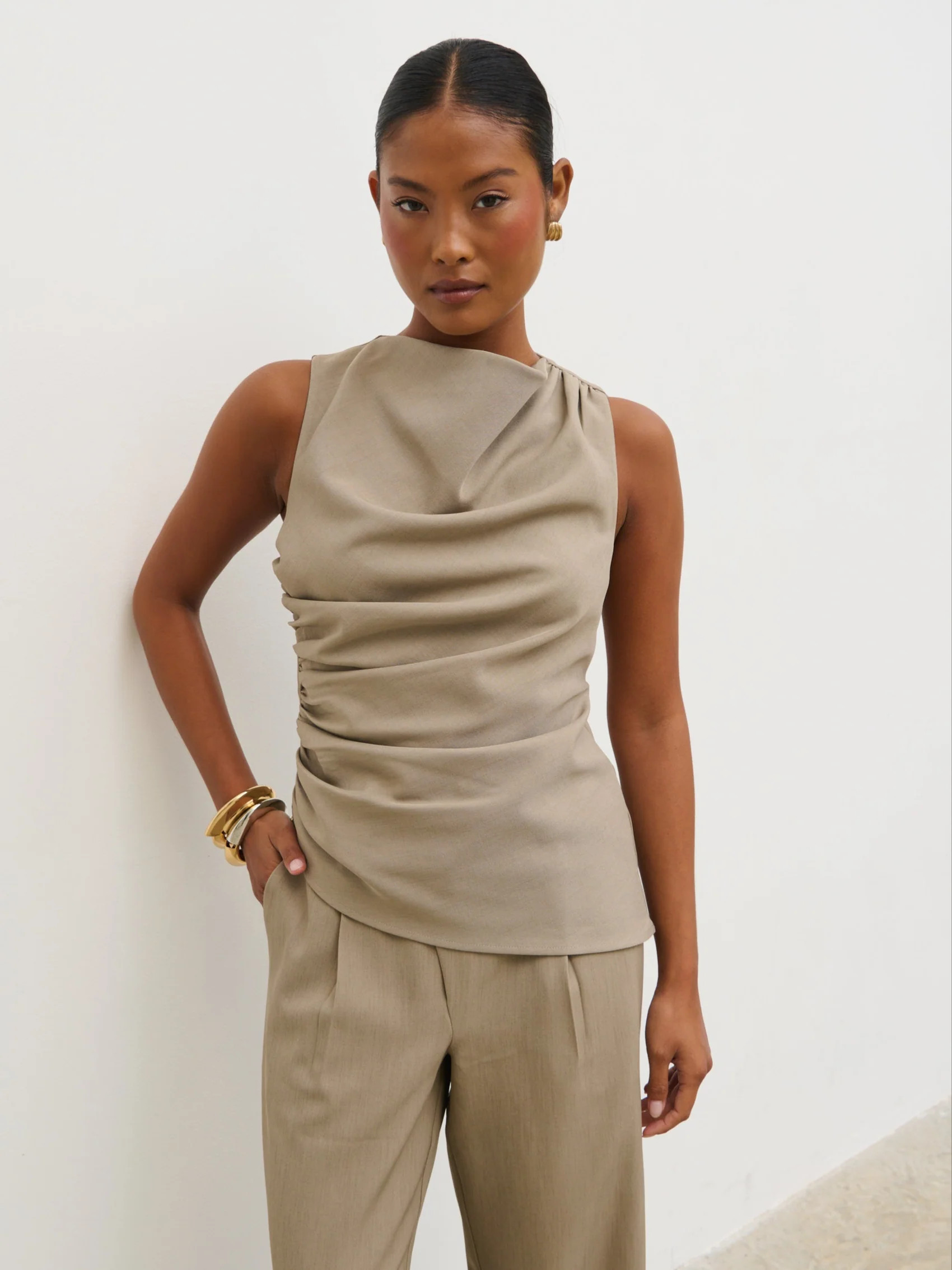 Maeve Ruched Top | Pretty Lavish (UK)