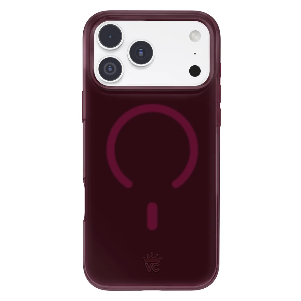 Burgundy 1990 Jelly iPhone Case | Velvet Caviar