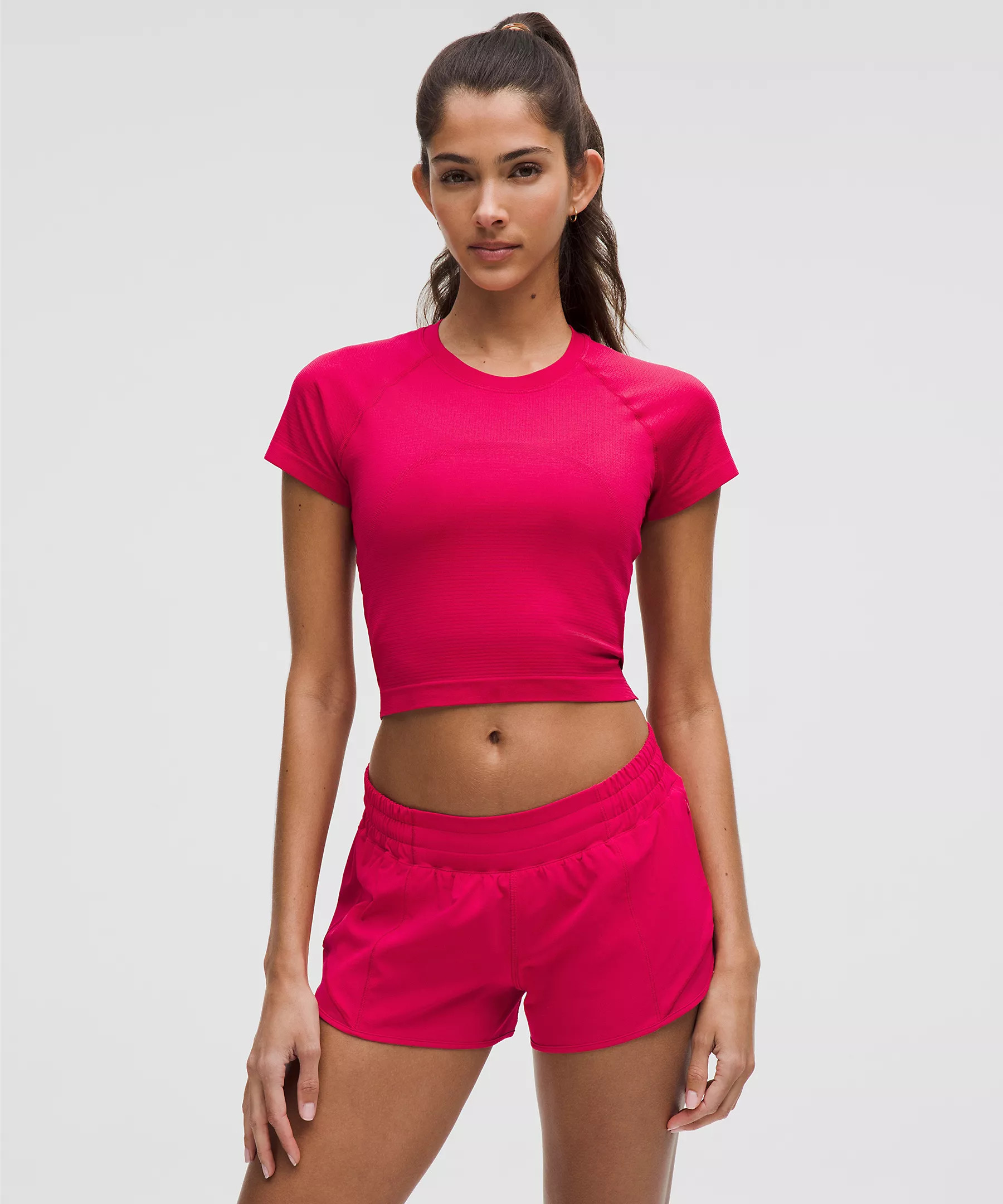 Swiftly Tech Cropped Short-Sleeve Shirt 2.0 | Lululemon (US)