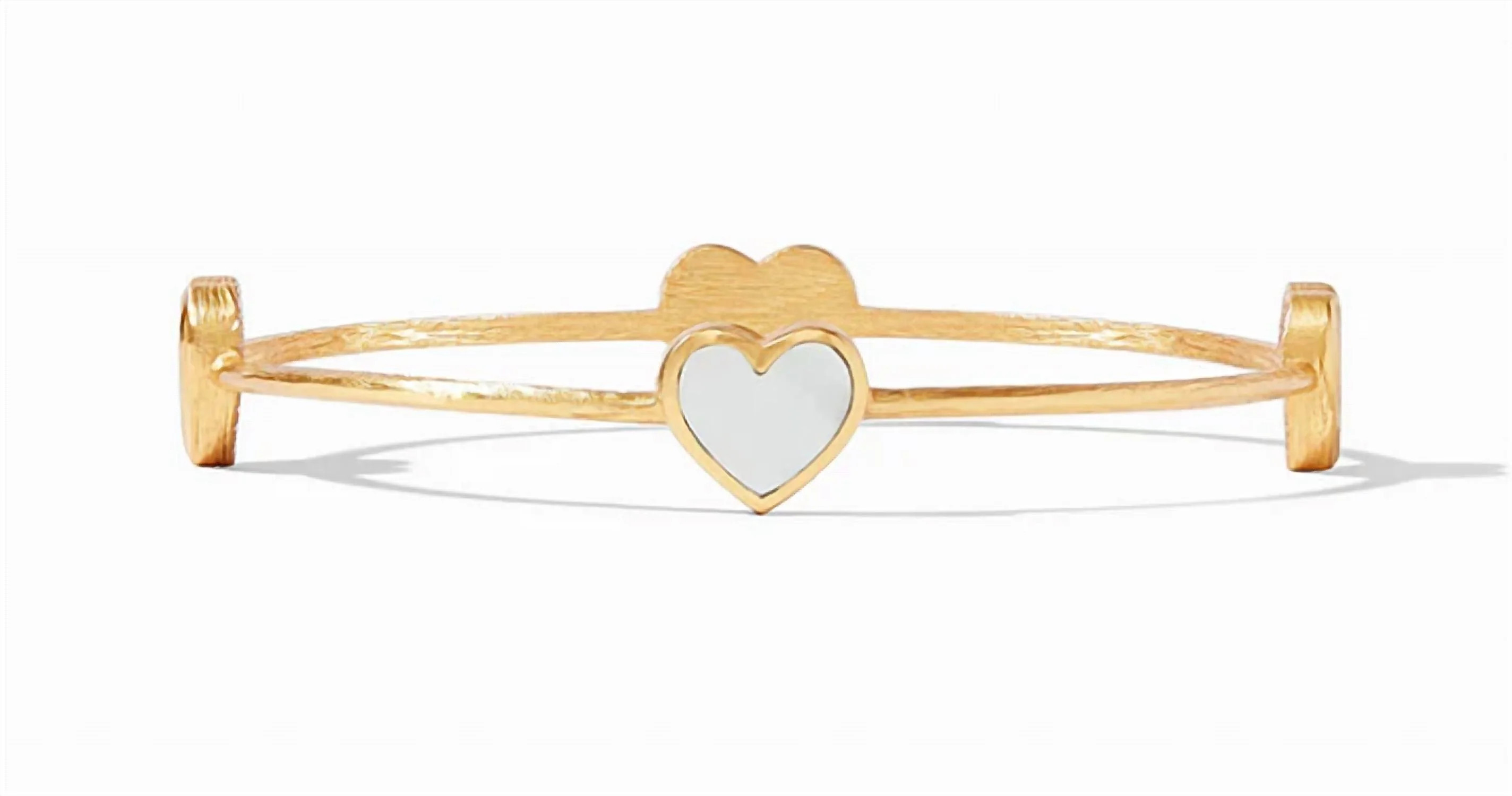 Women's Heart Bangle In Gold | Shop Simon
