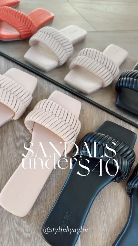 Sandals under $40 for spring summer! I found these sandals to run small, if you are in between sizes I recommend sizing up!
#StylinbyAylin #Aylin

#LTKstyletip #LTKshoecrush #LTKfindsunder50