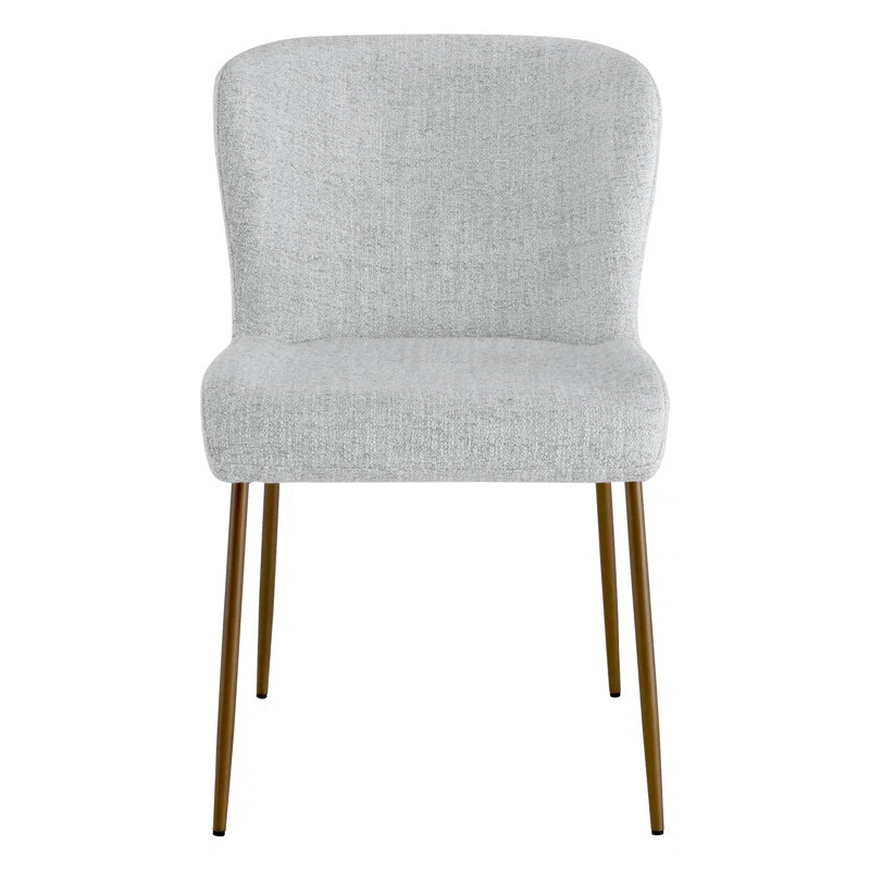 Ayjai Upholstered Full Back Side Chair in Gray | Wayfair North America