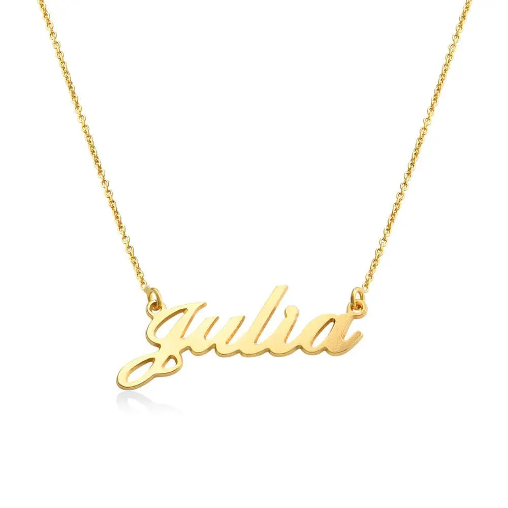 Classic Cocktail Name Necklace in Gold Vermeil | Theo Grace