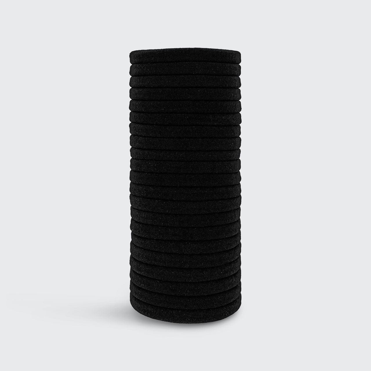 Recycled Polyester Standard Elastics 20pc- Black | Kitsch