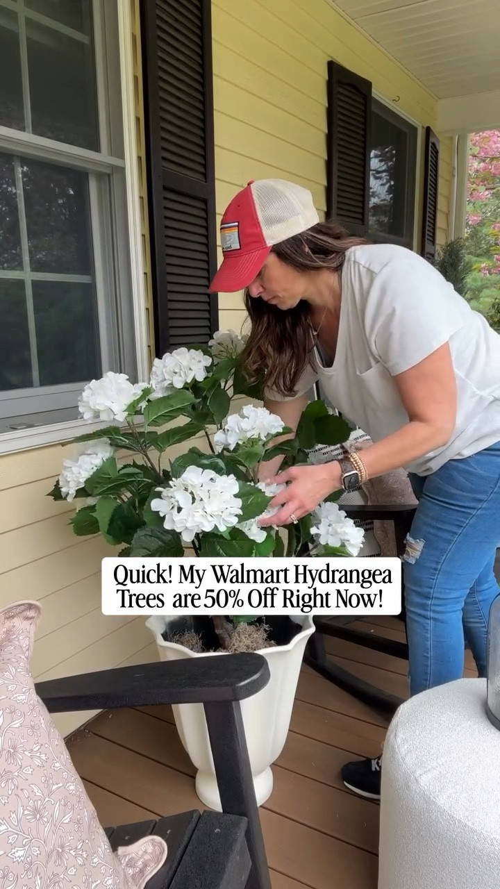 You guys, these hydrangeas are SO pretty, and totally maintenance-free! Never worry about watering again and at this price, ($30 each) they are well worth every penny. I put mine in Walmart’s cream fluted resin planters and I love the way it looks on my front porch. I might’ve need to grab another set for my new back deck too! 

🔗🛒 Comment “Walmart” and I’ll DM you the links to everything you’ll need to beautify your outdoor space this summer. Nothing.🛒🔗 complain

Porch decor, flowers, hydrangeas, hydrangea love, sale, Walmart, porch season, container flowers, patio decor, home decor 

#hydreangea #walmart #outdoordecor #sale #homedecor