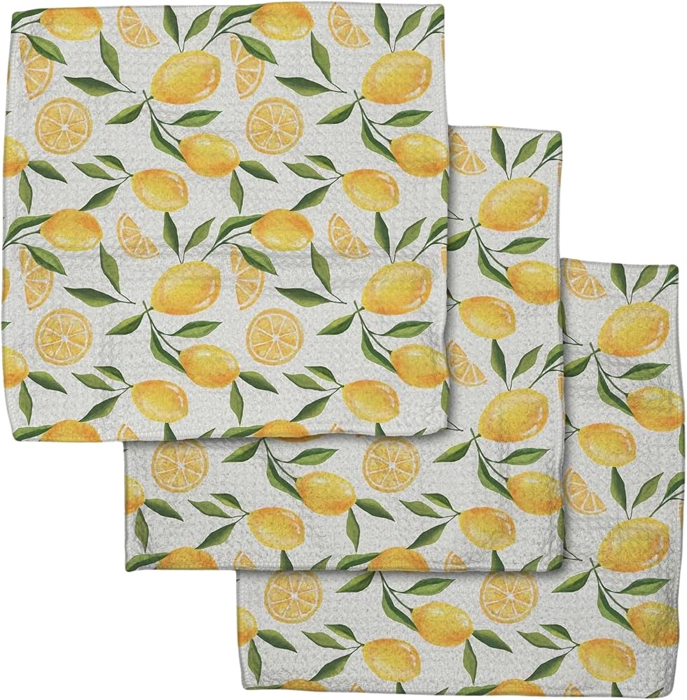 GEOMETRY Kitchen Dish Cloths - Quick Dry Dishcloths for Kitchen - Premium Dish Rags with Geoweave... | Amazon (US)
