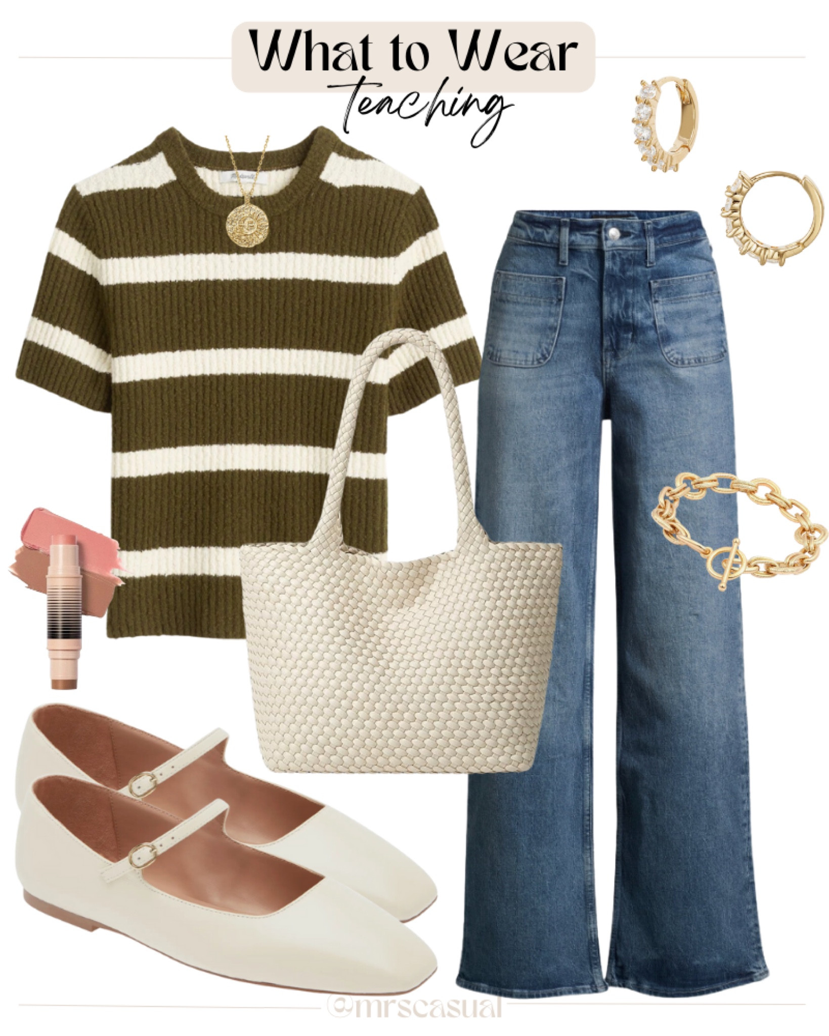 Favorite under $30 Walmart jeans teacher outfit idea casual 

#LTKBacktoSchool #LTKFindsUnder50 #LTKStyleTip