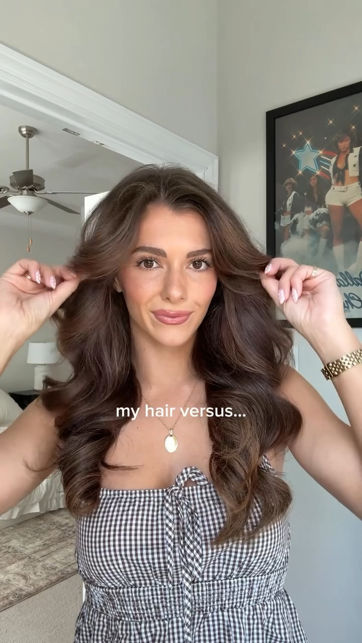 my hair vs the products I use 🧴🫧💆🏽‍♀️

@emijayinc heavenly hair milk - the yummiest smelling vanilla 3 in 1 styling serum. Helps detangle and protect against heat damage 

@aveda abundant blowout spray - instantly doubles your hair volume and provides all day, touchable hold 

@dysonbeauty chitosan pre style cream - creates touchable, long-lasting hold with a natural feel 

@hairitagebymindy “fry no more” - heat protectant spray 

@livingproofinc dry shampoo - #1 dry shampoo brand that absorbs oil, sweat and odor while adding texture 

@amika fluxus hair spray - flexible, all day style 

#haircare #nflcheer #prodancer #hairhack #dyson #sephorahair #heatprotection