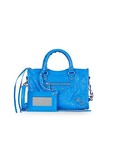 Balenciaga Women's Nano Classic City Leather Satchel - Cobalt | Saks Fifth Avenue