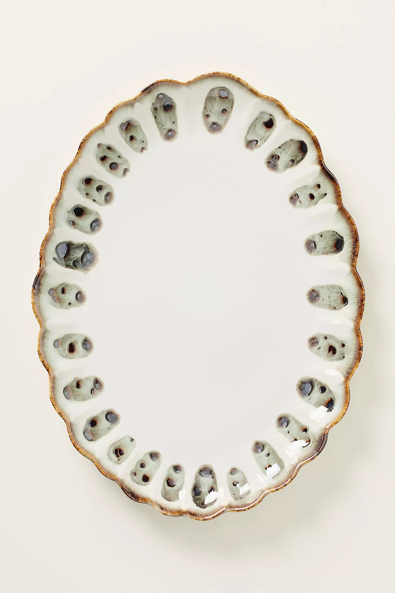 Blue Pheasant Amoria Oval Platters, Set of 2 | Anthropologie (US)