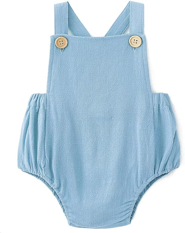 Simplee kids Unisex Baby Boy Girl Romper Cotton Bodysuits Bunny Baby Pajamas Baby Clothes for 0-3... | Amazon (US)