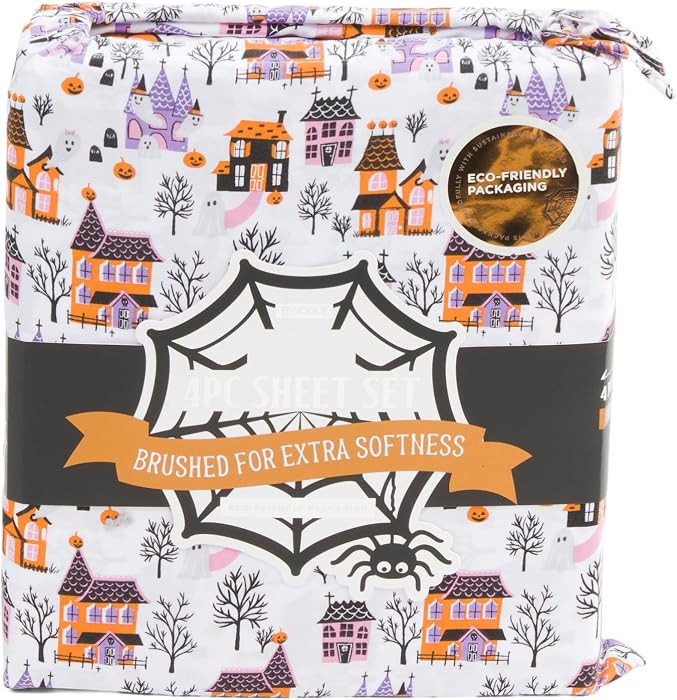Halloween Sheet Set (Halloween Town, Full) | Amazon (US)