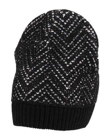 Missoni Woman Hat Black Size ONESIZE Cotton, Polyamide, Polyester | YOOX (US)