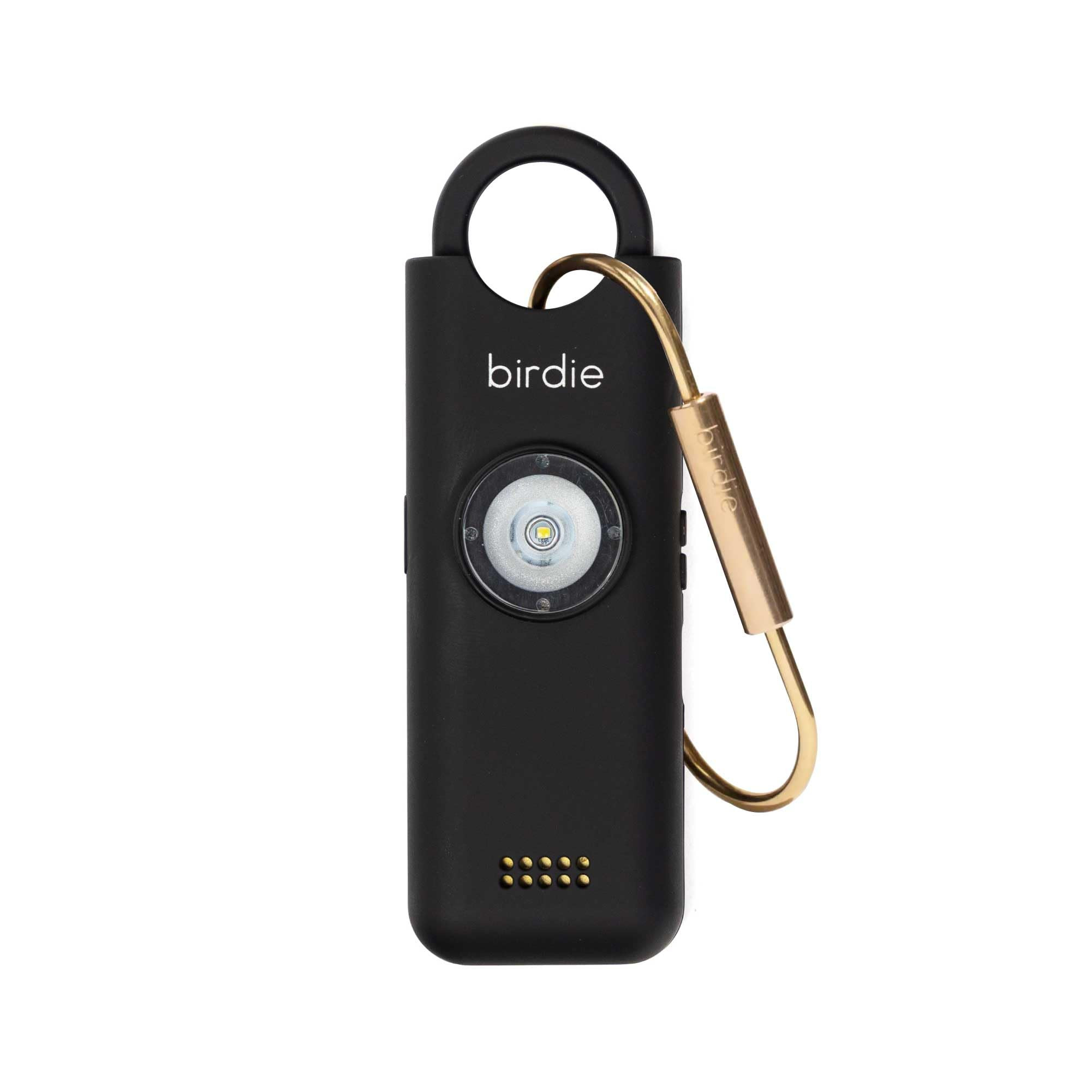 She's Birdie - The Original Personal Safety Alarm for Women by Women - Loud Siren, Strobe Light and Key Chain for Self Defense - Rechargeable with Power Switch and Flashlight (Charcoal) | Amazon (US)