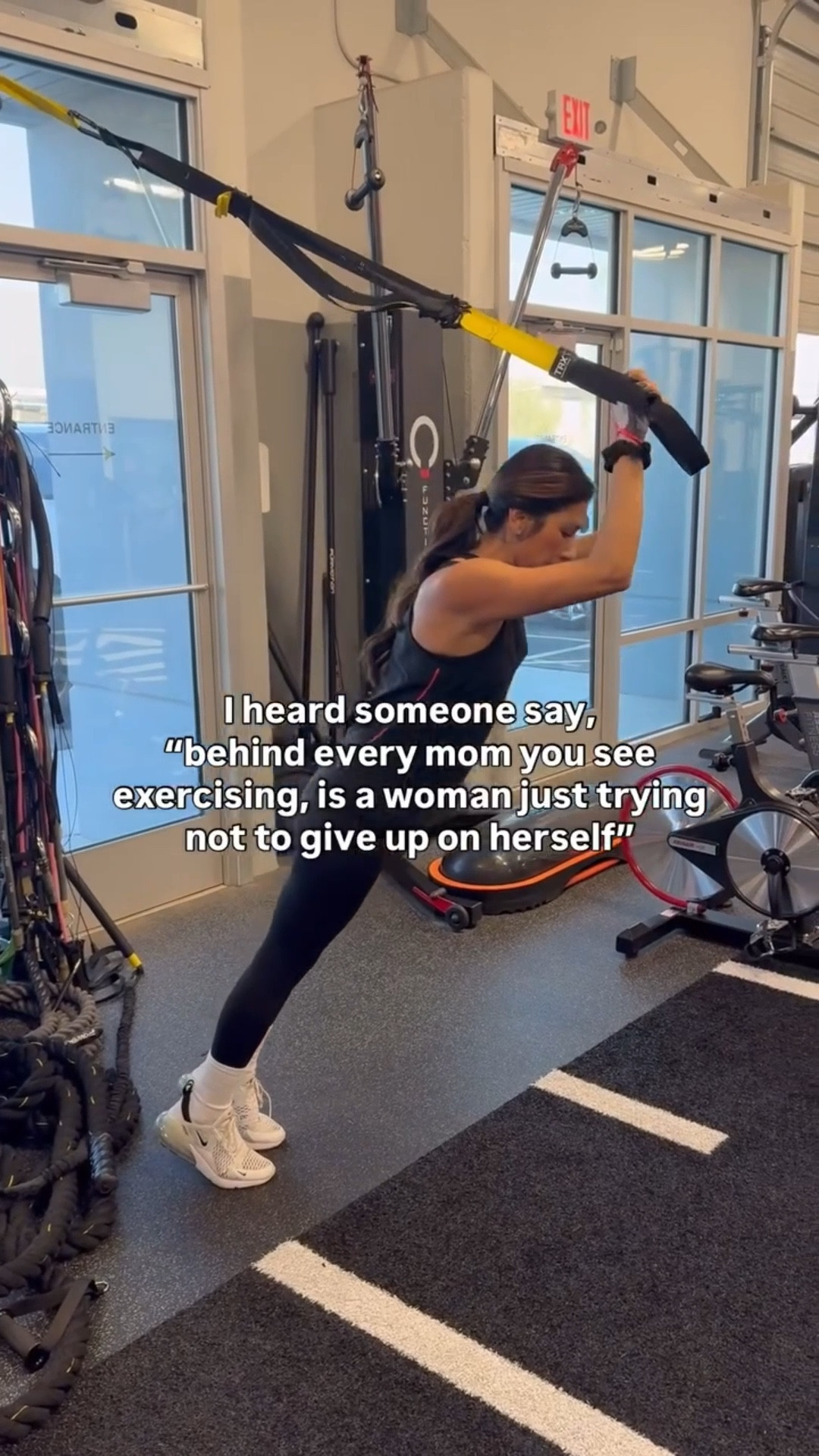 And ain’t that the truth!!! BUT … I would say it’s more about rebuilding and creating the best version of myself 💜 

I love being in #MyMomEra because it really has shaped who I am today and given me more vision for the woman I want to be tomorrow. 

I don’t like working out, but I LOVE the way it makes me feel when I’m done! 💜 It motivates me to be the best version of myself. 

❓What do you think - did you feel this one? Where are my mom friends out there? 

Shout out to @coach_ambertobin for always keeping me accountable and creating the best workouts for me. @projectwellbeingllc for having the best workout vibe! 

#MomLife 
#ThisIs40 
#RealMomLife 
#MyBetterSelf 
#SelfLove