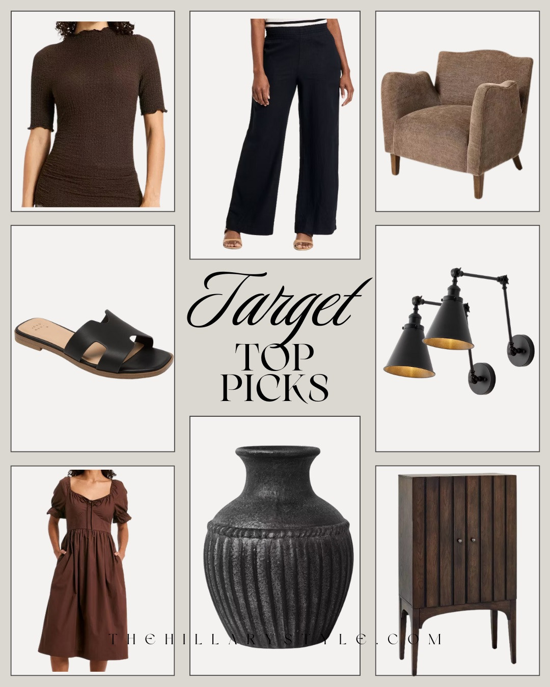TARGET TOP PICKS — MODERN NEUTRALS & EVERYDAY ELEVATED STYLE! A curated mix of wardrobe staples and modern home accents that feel timeless, versatile, and easy to live with. These Target finds blend rich neutrals, clean silhouettes, and thoughtful textures—from effortless dresses and relaxed pants to sculptural lighting and statement décor. Pieces that transition seamlessly between seasons and make both your home and closet feel pulled together without trying too hard.

#Amazon #TheHillaryStyle #TargetFinds #TargetTopPicks #NeutralStyle #ModernHome #EverydayFashion #AffordableStyle #HomeAndFashion 

 #LTKselfcare #LTKOver40 #LTKSaleAlert