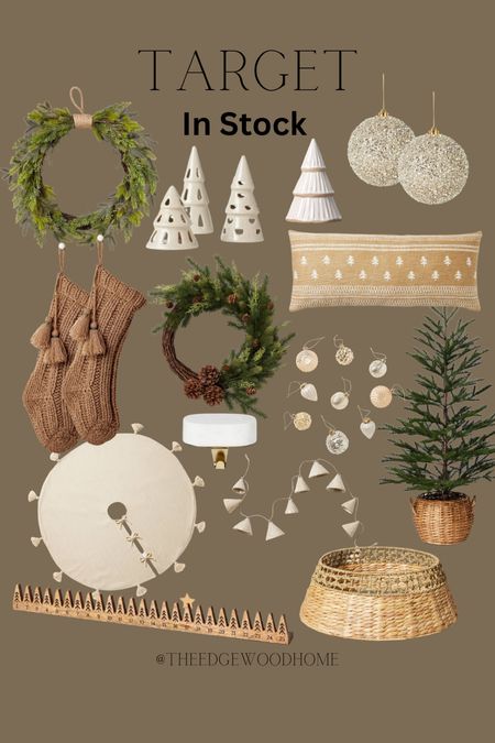 What is in stock at Target for Christmas! 

#LTKfindsunder50 #LTKsalealert #LTKHoliday