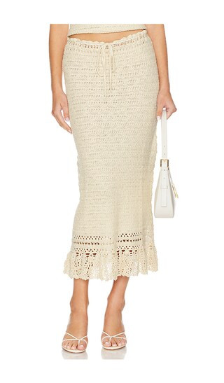 Sydney Skirt in Oat | Revolve Clothing (Global)