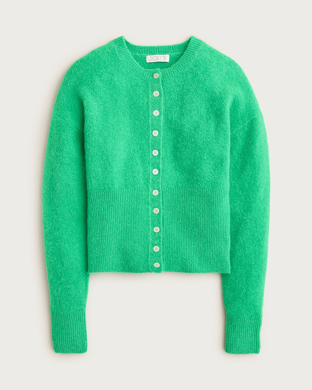 High rib cardigan in alpaca blend | J. Crew US