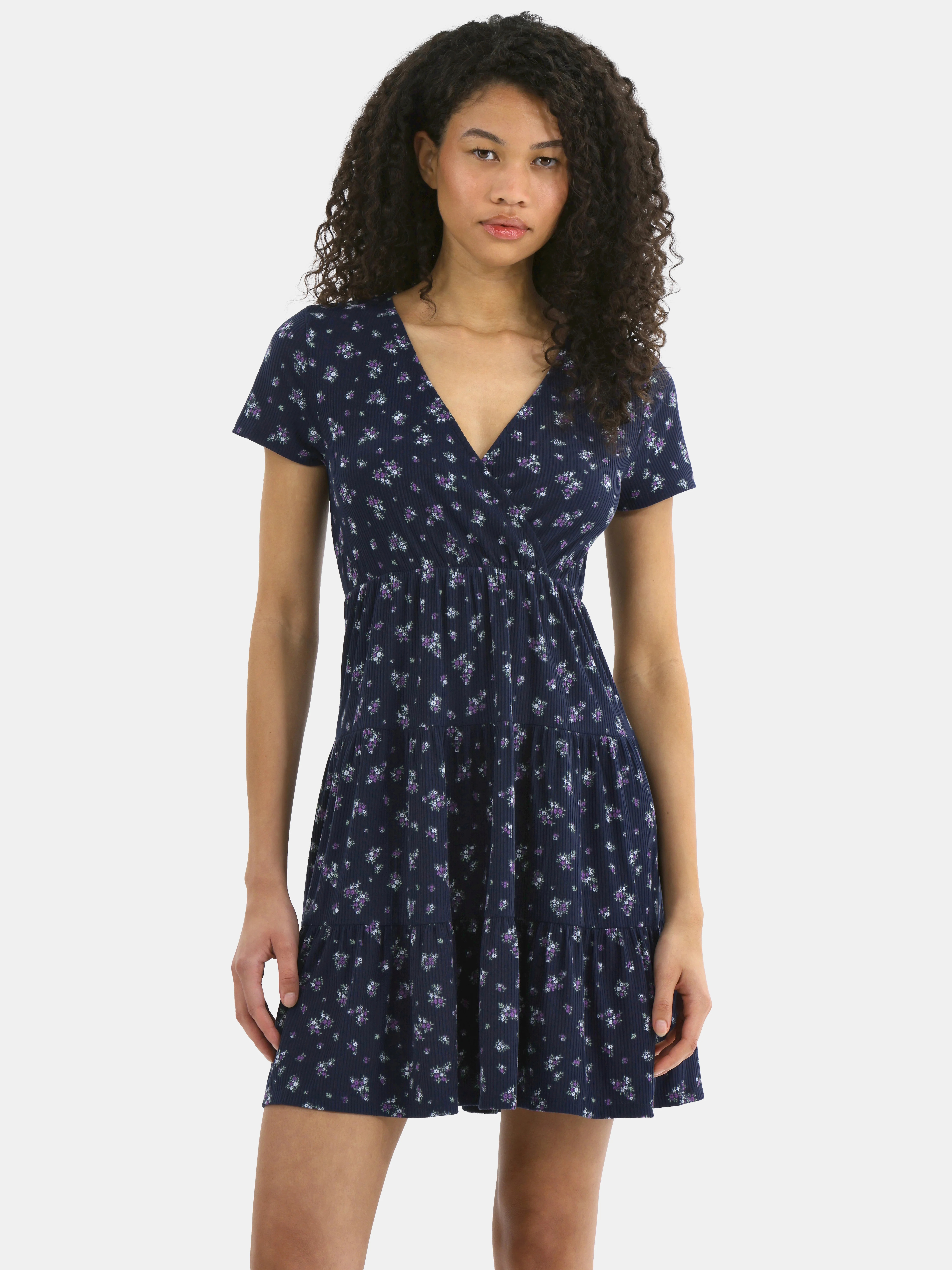No Boundaries Babydoll Mini Dress, Women's | Walmart (US)