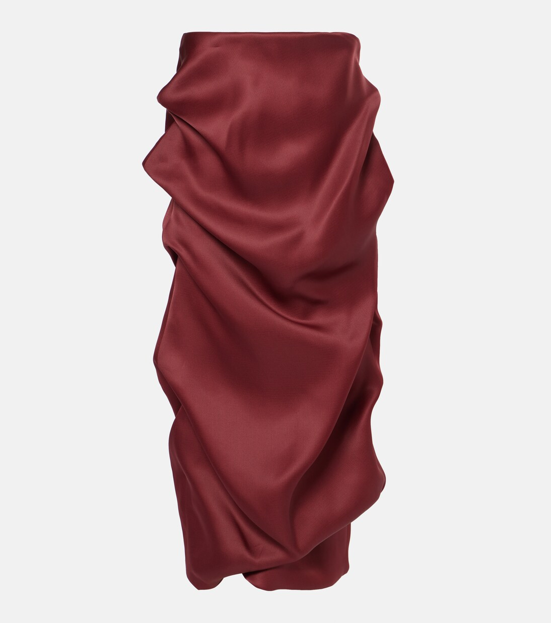 Olula draped silk gazar maxi skirt | Mytheresa (UK)