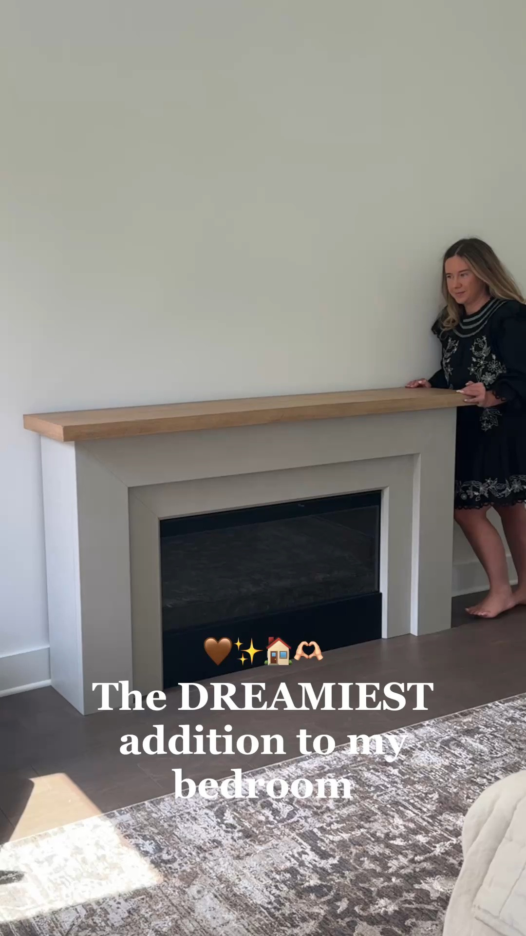 #ad the dreamiest bedroom addition from @Wayfair  🤎 This electric fireplace makes this primary bedroom feel like a warm and inviting retreat! It’s my favorite room in our home now!!

#WayfairPartner #wayfair

#LTKHome #LTKSaleAlert #LTKSeasonal